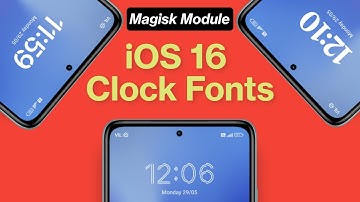 How To Get iOS16 Clock Fonts On Your Lockscreen (Xiaomi/Redmi/POCO)