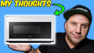 Watch BEFORE Buying The Samsung OvertheRange Microwave With WHITE Glass!