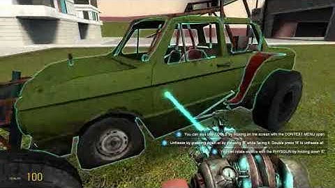 How to make a driveable hl2 car in Garry