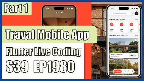 [Flutter] Flutter Live Coding EP1980 (Travel App Part 1)
