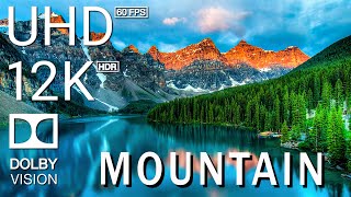 TOP 5 BEAUTIFUL MOUNTAIN - 12K Scenic Relaxation Film With Inspiring Cinematic Music - 4K (60fps)