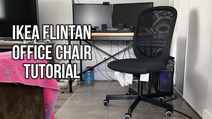 FLINTAN Office chair, black - IKEA