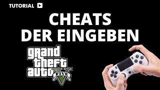 Wie gebe ich cheats bei GTA 5 auf PS4