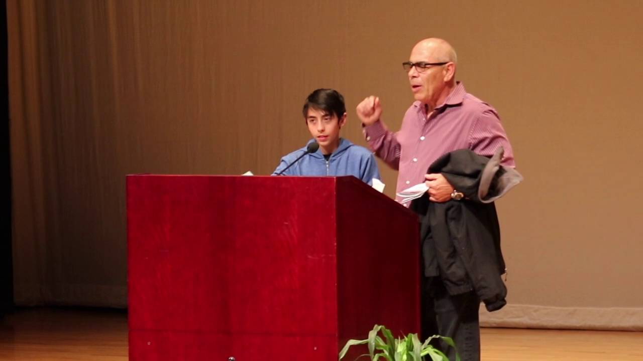 Esai and Lucia Baca reading