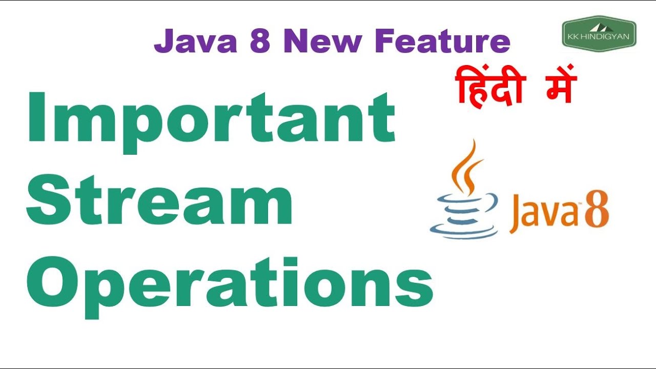 Important Stream Operations | Java 8 Stream (with Examples) |The Java 8 ...