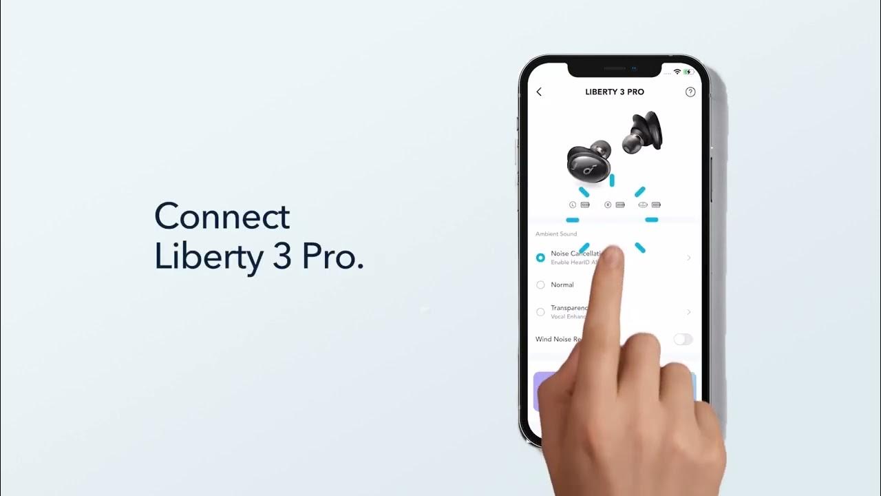 How to connect Liberty 3 Pro to the app and update firmware soundcore