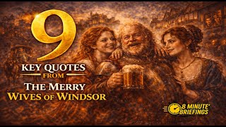 Sports Performance MASTER 9 Key Quotes from the play The Merry Wives of Windsor FAST!