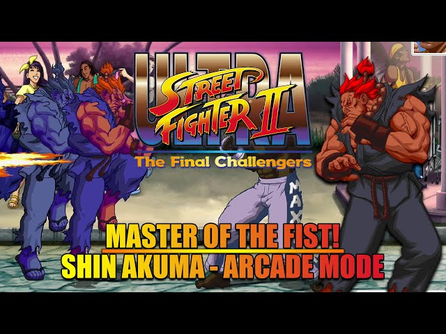 Ultra Street Fighter II - new Shin Akuma unlock gameplay