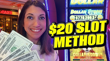 Ze versloeg het casino met de $20-methode in Las Vegas! 😮