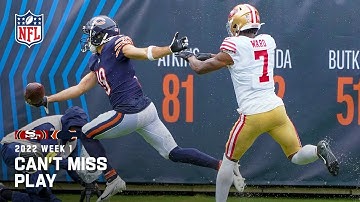 Justin Fields Throws Across the Field for a WILD Touchdown | NFL Week 1 2022 Season