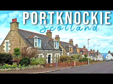 Portnockie Scotland Walking Tour 4K 60fps, Mar 2024