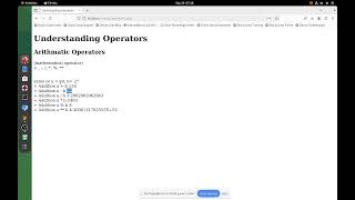Unit 4 PHP Understanding Operators