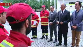 Presidente visita zonas afetadas pelos fogos