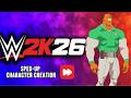 Allen the Alien Character Creation in WWE 2K26! (Invincible Full Build &amp; Showcase)