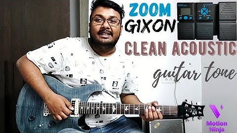 ZOOM G1XON | CLEAN ACOUSTIC GUITAR TONE | PATCH SETTINGS