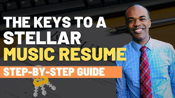 How to Write a STELLAR Music Resume in 2021: Example Included