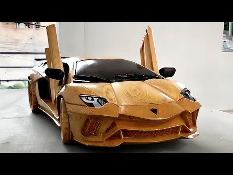 Wood Carving Lamborghini Aventador – Wooden Car Making – Art Timing