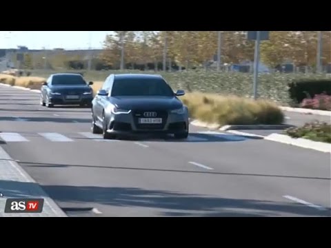 Cristiano Ronaldo sobrepasa a toda velocidad el auto de James Rodriguez | 2014