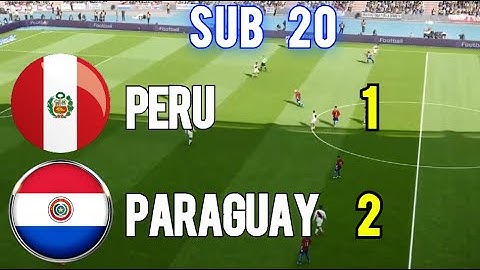Peru vs Paraguay 1-2 | Sub 20 | 23/01/2025 - Highlights