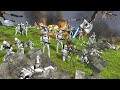 Most Heroic CLONE Hill DEFENSE Ever! - Men of War: Star Wars Mod Battle Simulator