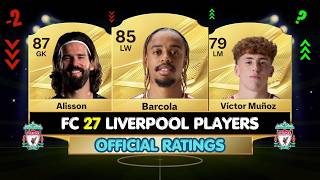 Liverpool FC 27 Player Ratings | Official Ratings 🔴⚫