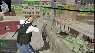 War Trigger 3 / Hacker putting Apc in infantry map Favela and he has aimbot