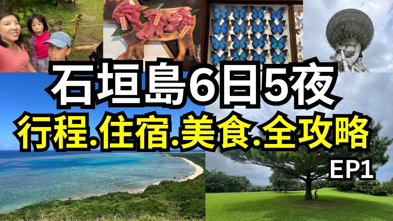 【日本旅遊】石垣島6日5夜｜行程住宿美食全攻略｜富崎海灘浮潛｜#石垣美崎牛 超濃郁｜#八重山民族村 超萌迷你猴子 #石垣島 #ishigakiisland #ishigaki #snorkeling 