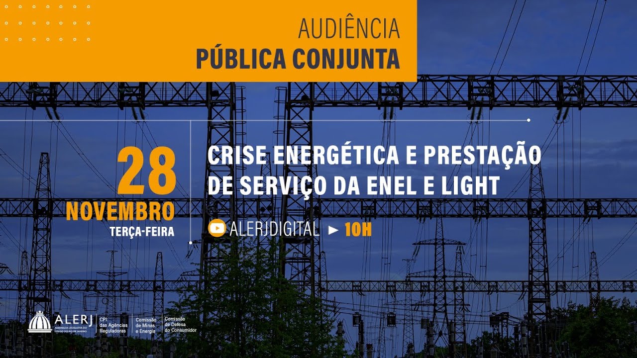 Audiência Pública Conjunta  Crise energética e prestação de