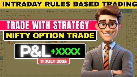 Intraday Trading Using Rule Based System