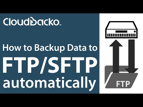 How to backup data to FTP/SFTP server