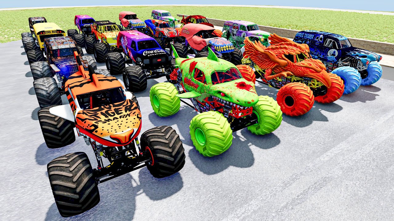 The Last Jump Championship - Giants in the Air! The Ultimate Monster Truck Ramp Challenge