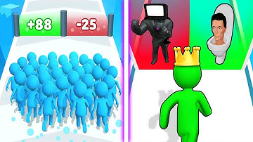 Count Masters Vs Giant Rush! - MAX LEVELS All Levels Gameplay Walkthrough Android, iOS BIG UPDATE