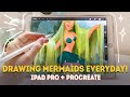 Mermay 2020 Tour | Drawing mermaids everyday! | Process & Inspiration