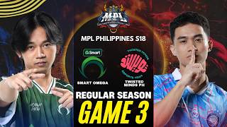[GAME 3] SMART OMEGA vs TWISTED MINDS MPL PH S18 REGULAR SEASON | OMG vs TWIS screenshot 3