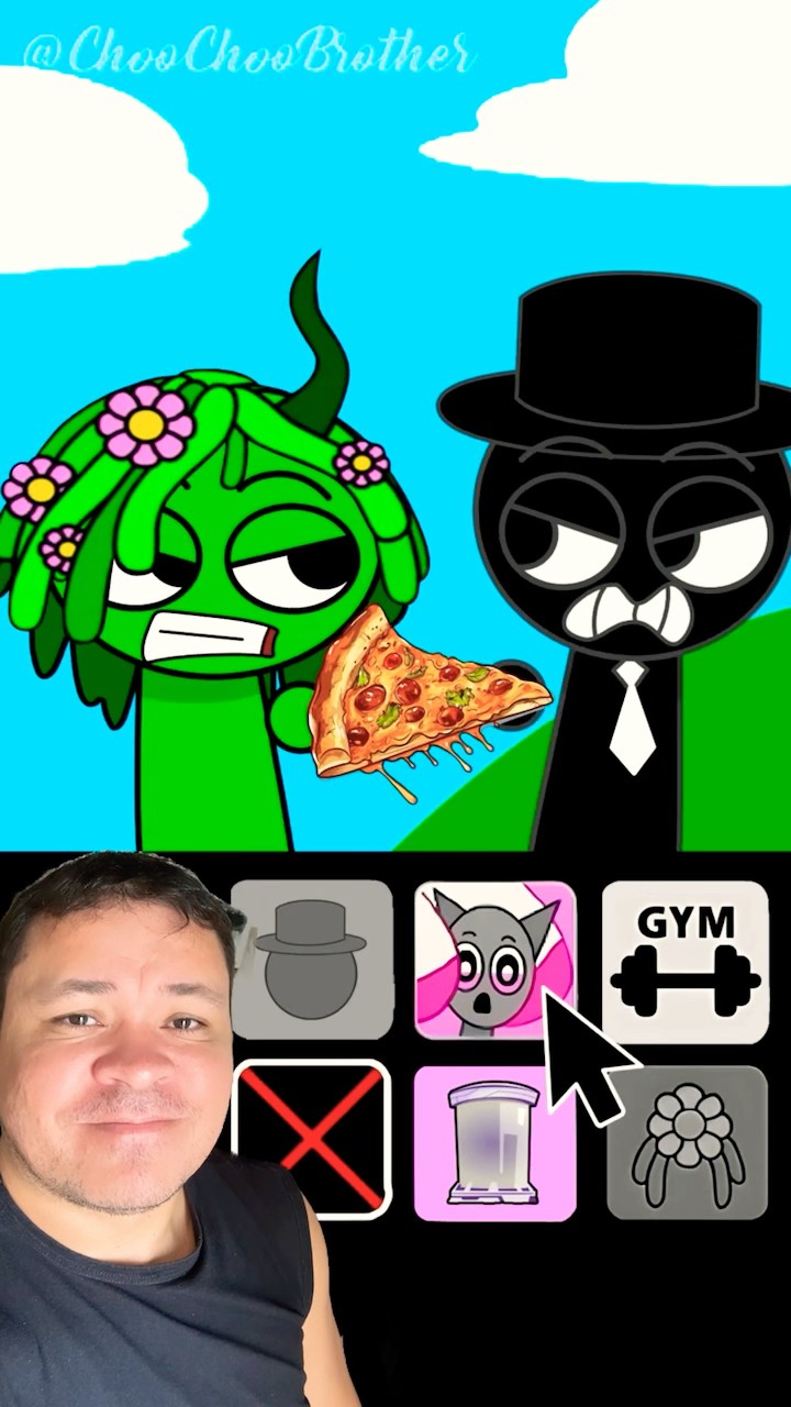 SERÁ QUE ALGUM DELES CONSEGUIU COMER A PIZZA? ? #mayumigames #sprunki #shortsvideo #youtubeshorts