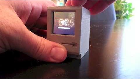 Classic Mac iPod Nano Dock