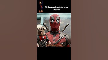 All Deadpool variants came together. #deadpoolandwolverine #ladypool #wolverine