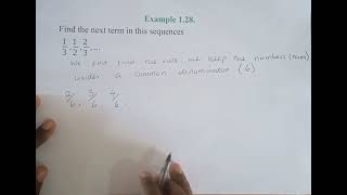 GRADE 7: FRACTION SEQUENCES (1.28)