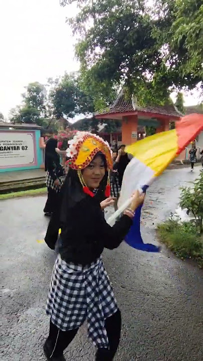 Lanjut Hujan Hujanan Tetap Semangat #sekolah #drumband #sdnu15 #ppdb20252026