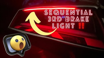 GEÏNSTALLEERD HET SEQUENTIËLE LED 3E REMLICHT EN MARKEERLICHT OP HET 1985 BOX CHEVY PROJECT!