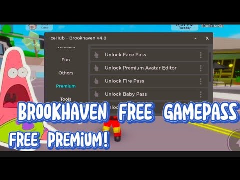 Brookhaven Script Free Gamepass Unlock Premium!