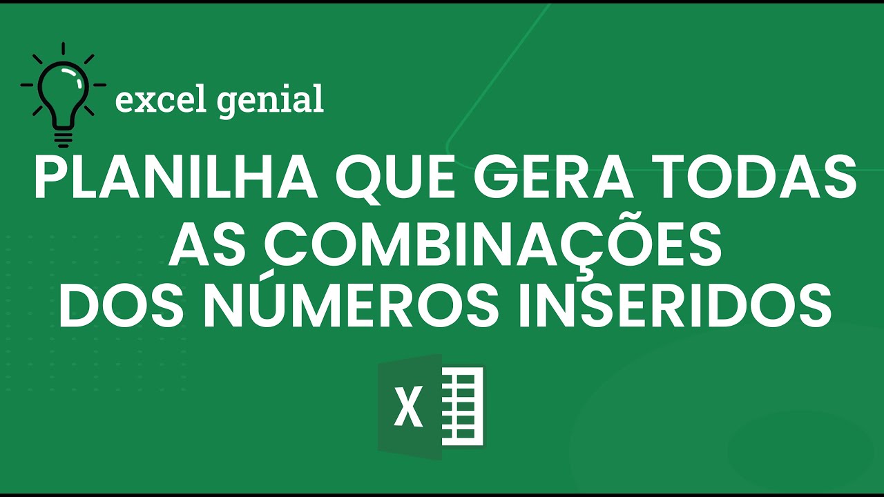 Planilha Loteria - Excel Genial