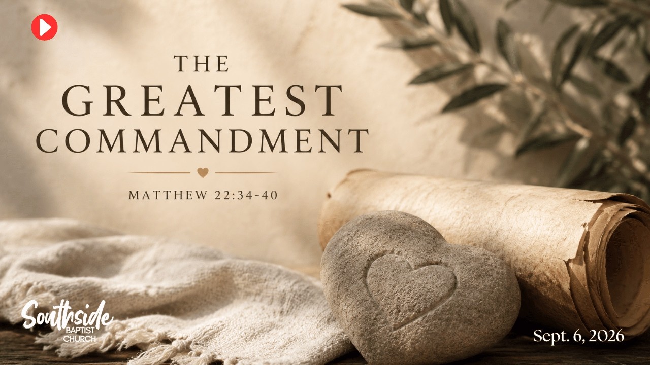 The Greatest Commandment | Southside Baptist Church | Sept. 6, 2026