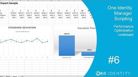 One Identity Manager | Scripting #6 | The API - Performance Optimization Continued