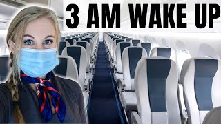 An EARLY MORNING Airport Standby Shift | FLIGHT ATTENDANT LIFE