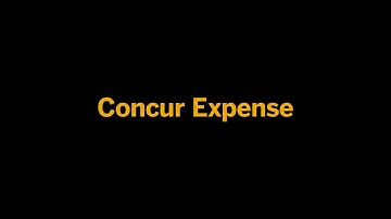 Concur Expense | The solution your entire company will love