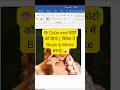 m.s word trick #msword #viral #shorts #image