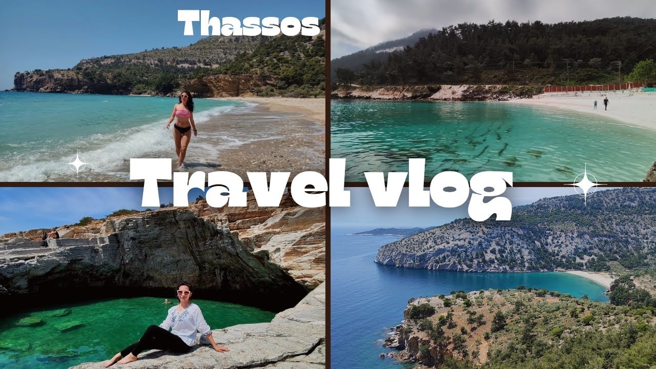 🌊 О-в Тасос : най-красивите плажове и първо море за годината 🏝️