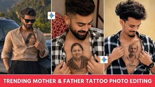 New trending father & mother tattoo photo editing | Trending father mother tattoo photo kaise banaye screenshot 5