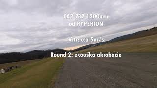 CAP 232 1200mm Hyperion první testovací let